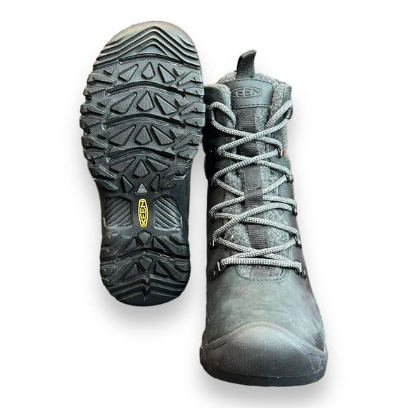 KEEN Women’s Size 6 M Greta Waterproof Insulated Boot 1026596 Black Wool - Picture 7 of 8